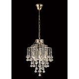 Inina 40cm 4 Light Crystal Chandelier - French Gold