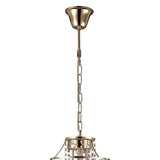 Inina 40cm 4 Light Crystal Chandelier - French Gold