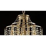 Inina 40cm 4 Light Crystal Chandelier - French Gold