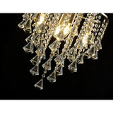 Inina 40cm 4 Light Crystal Chandelier - French Gold