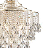 Inina 64cm 7 Light Crystal Chandelier - French Gold