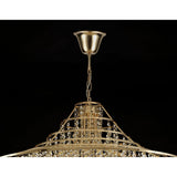 Inina 88cm 9 Light Crystal Chandelier - French Gold