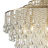 Inina 88cm 9 Light Crystal Chandelier - French Gold