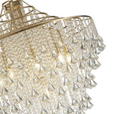 Inina 88cm 9 Light Crystal Chandelier - French Gold