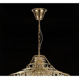 Inina 64cm 9 Light Crystal Chandelier - French Gold