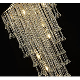 Inina 64cm 9 Light Crystal Chandelier - French Gold