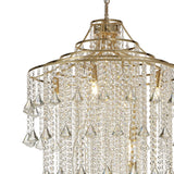 Inina 64cm 9 Light Crystal Chandelier - French Gold