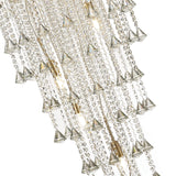 Inina 64cm 9 Light Crystal Chandelier - French Gold
