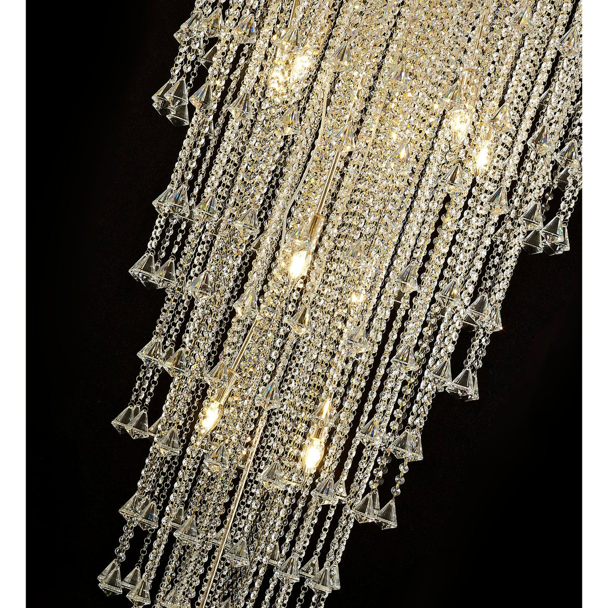 Inina 88cm 15 Light Crystal Chandelier - French Gold