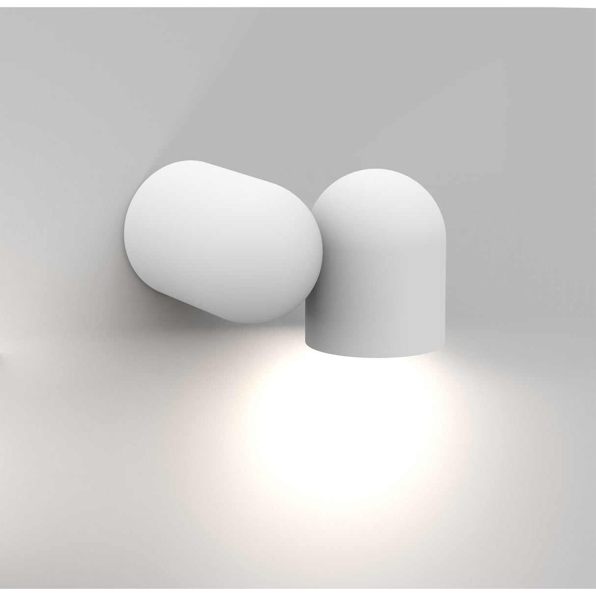 Ios Adjustable 1 Light Wall Light- White
