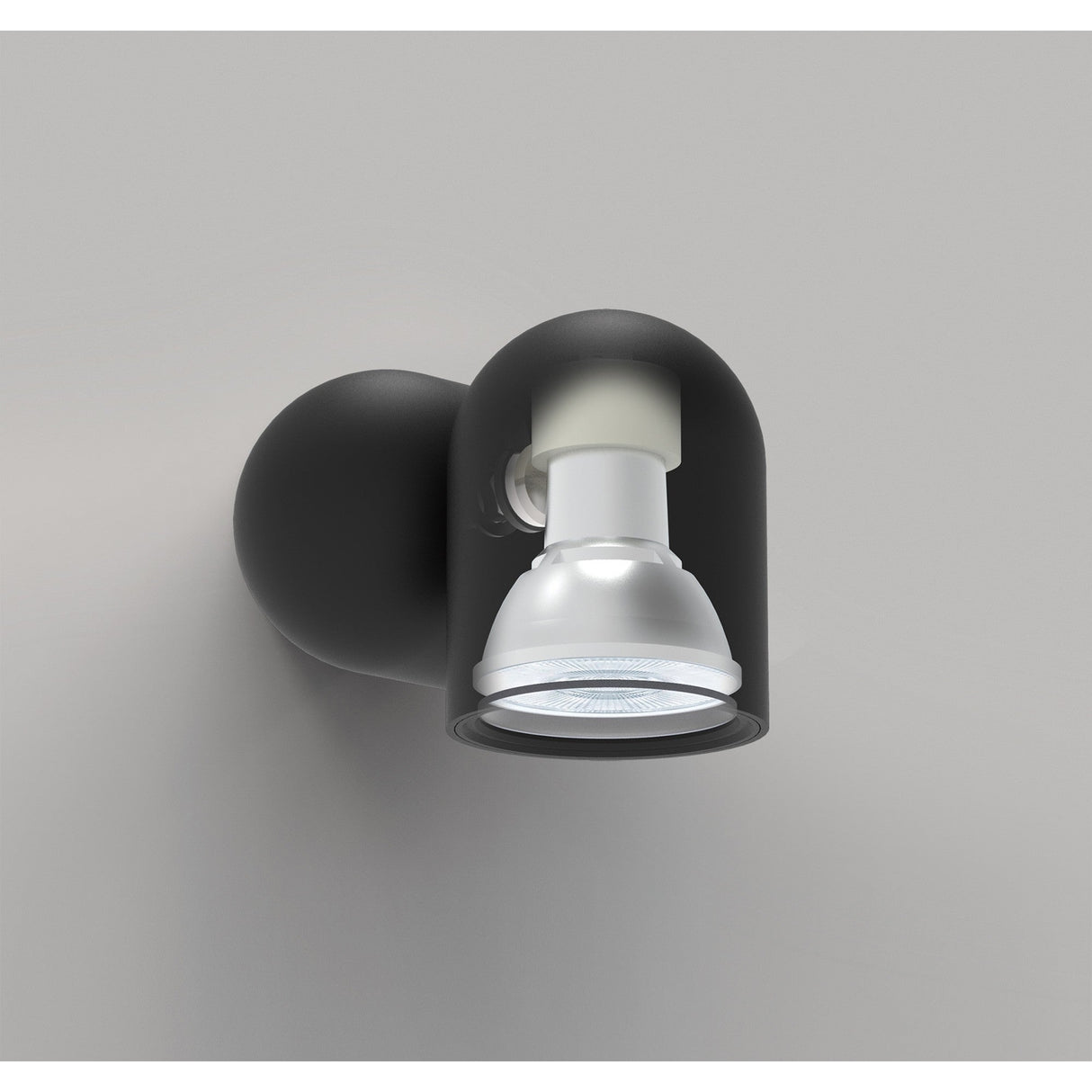 Ios Adjustable 1 Light Wall Light - Black