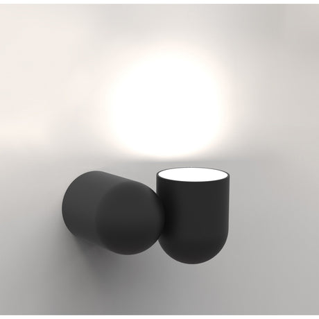 Ios Adjustable 1 Light Wall Light - Black