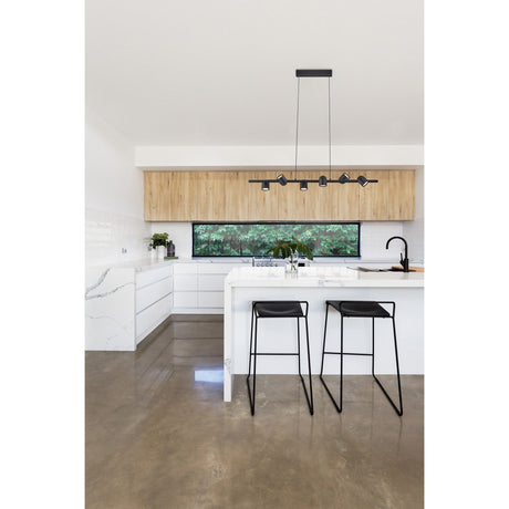 Ios 6 Light Linear Suspension Light - Black