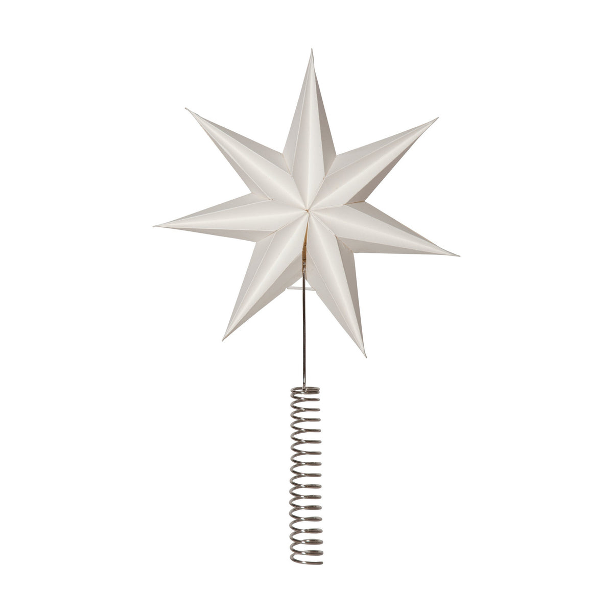 Isa Christmas Tree Topper - White