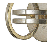 Isabella 1 Light Wall Light - Silver With Beige Shade