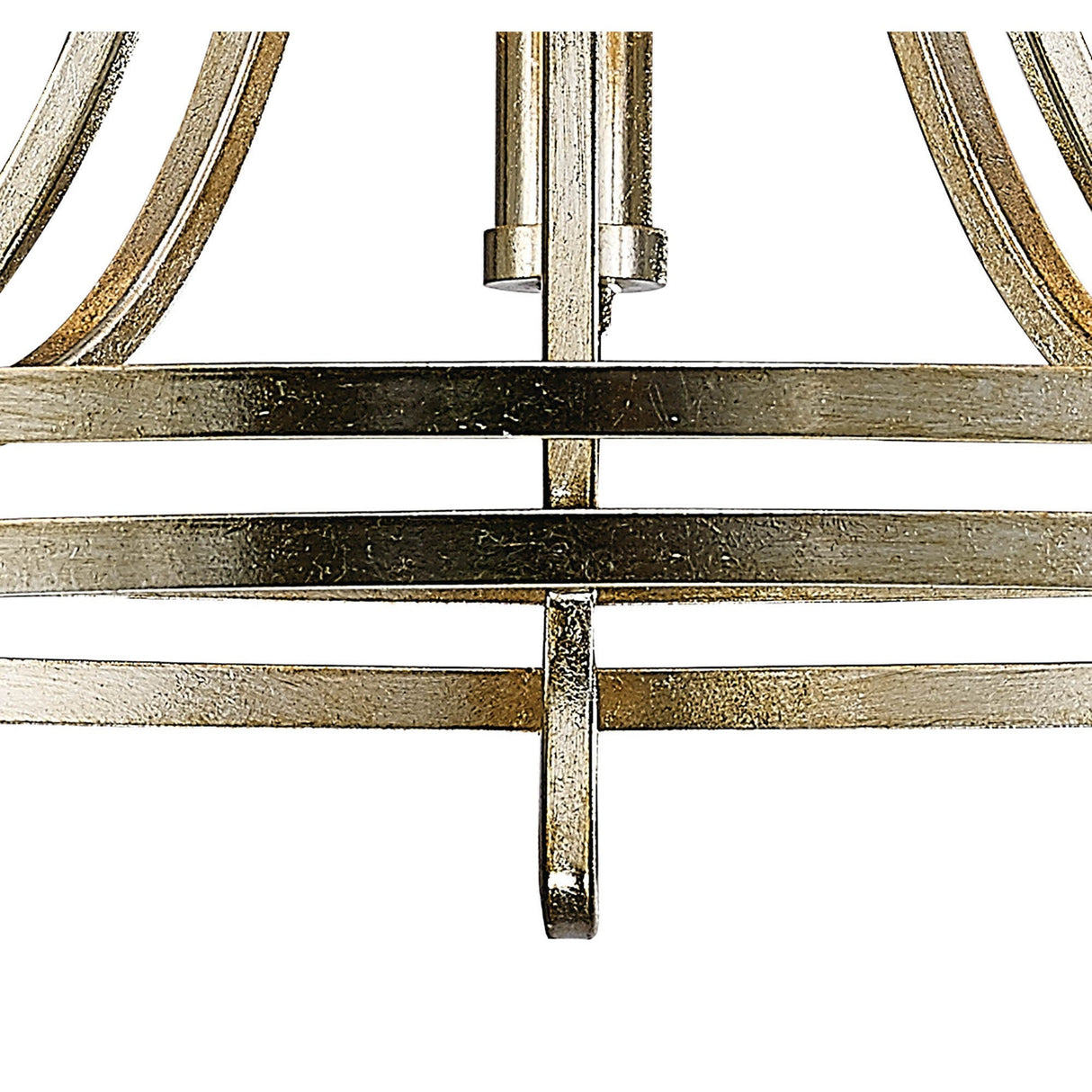 Isabella 64cm 5 Light Chandelier - Silver With Beige Shade