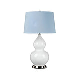 Isla 1 Light Table Light - Polished Nickel, White, Blue