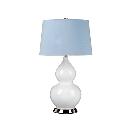 Isla 1 Light Table Light - Polished Nickel, White, Blue