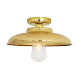 Islura Brass Flush Ceiling Light IP65