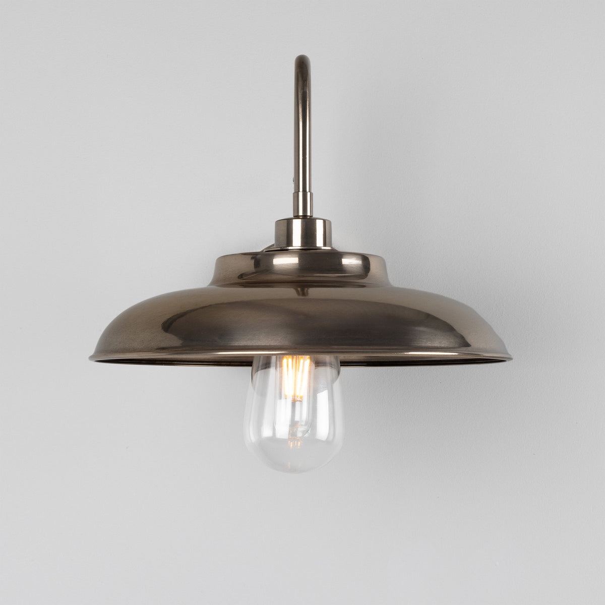 Islura Brass Swan Neck Wall Light IP65