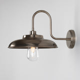 Islura Brass Swan Neck Wall Light IP65