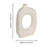 Iwate Ceramic Vase 41cm - Beige