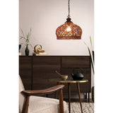 Jadida Glass Pendant Light - Antique Copper