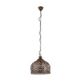 Jadida Glass Pendant Light - Antique Copper