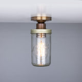 Jam Glass Flush Ceiling Light