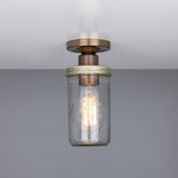 Jam Glass Flush Ceiling Light