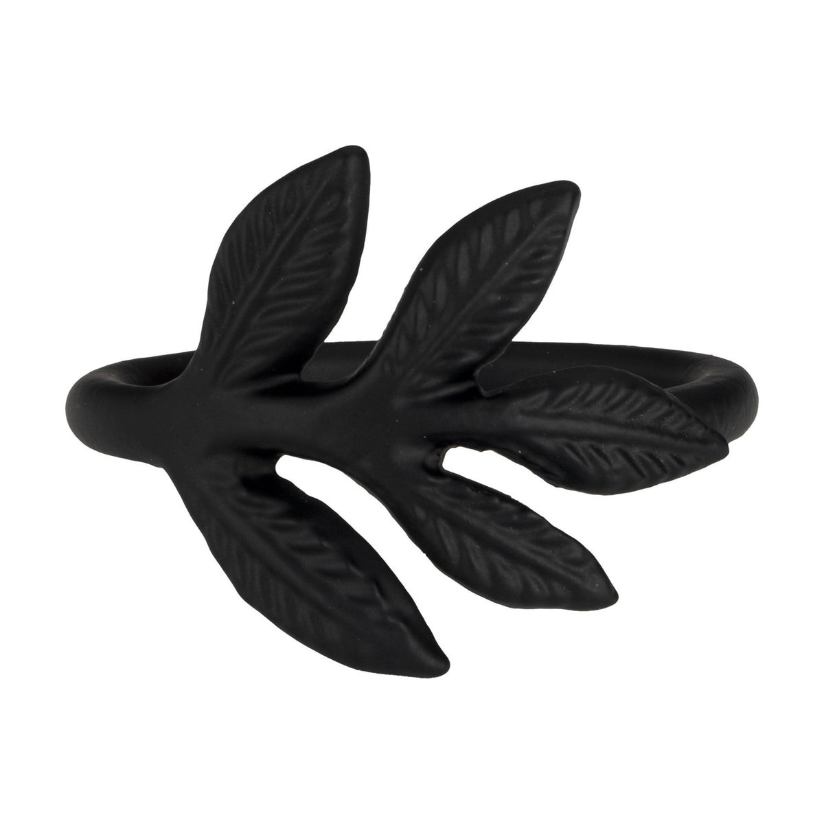 Janapur Napkin Ring 5.5 x 5.5cm - Black
