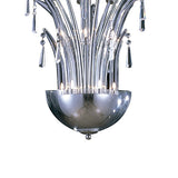 Jasper 18 Light Crystal Semi-Flush Ceiling Light - Polished Chrome