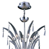Jasper 18 Light Crystal Semi-Flush Ceiling Light - Polished Chrome