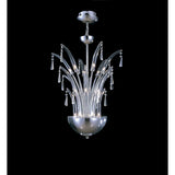 Jasper 18 Light Crystal Semi-Flush Ceiling Light - Polished Chrome