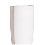 Java 1 Light Large Table Lamp - Satin Nickel With Frosted White Glass
