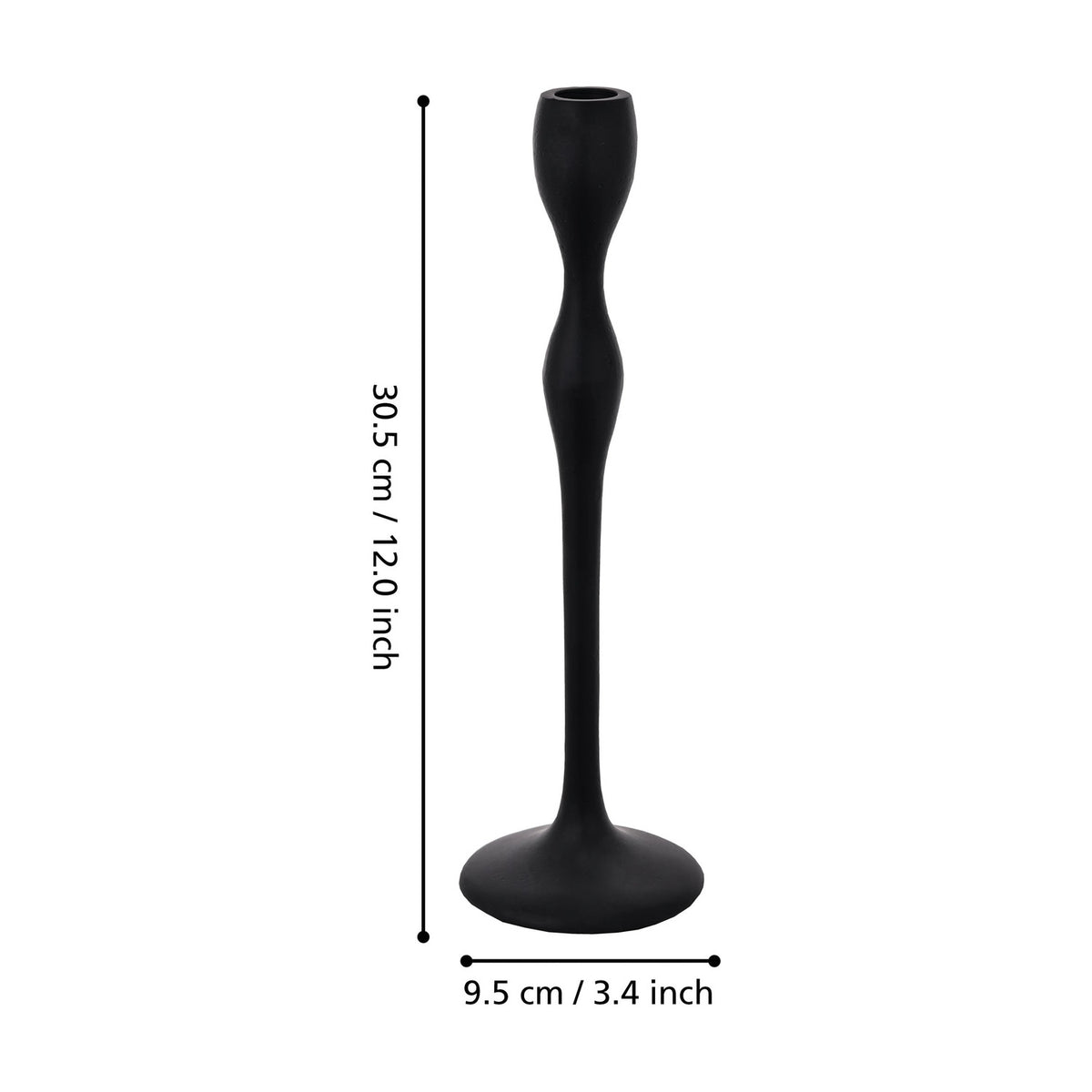 Jellicoe Candle Holder - Black