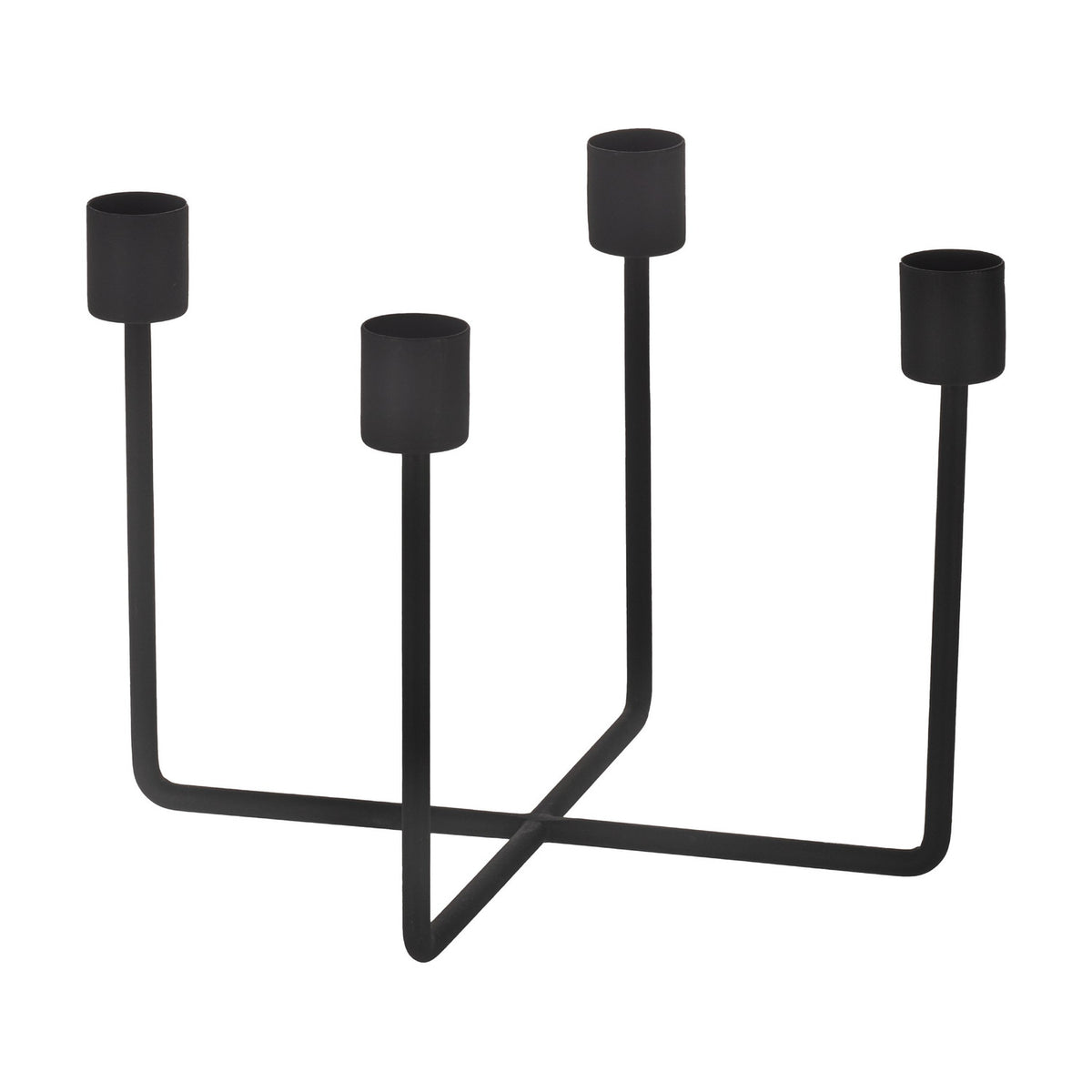 Jellicoe Metal Candle Holder - Black