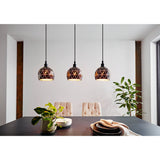 Jelvine Linear Pendant Light - Black & Gold