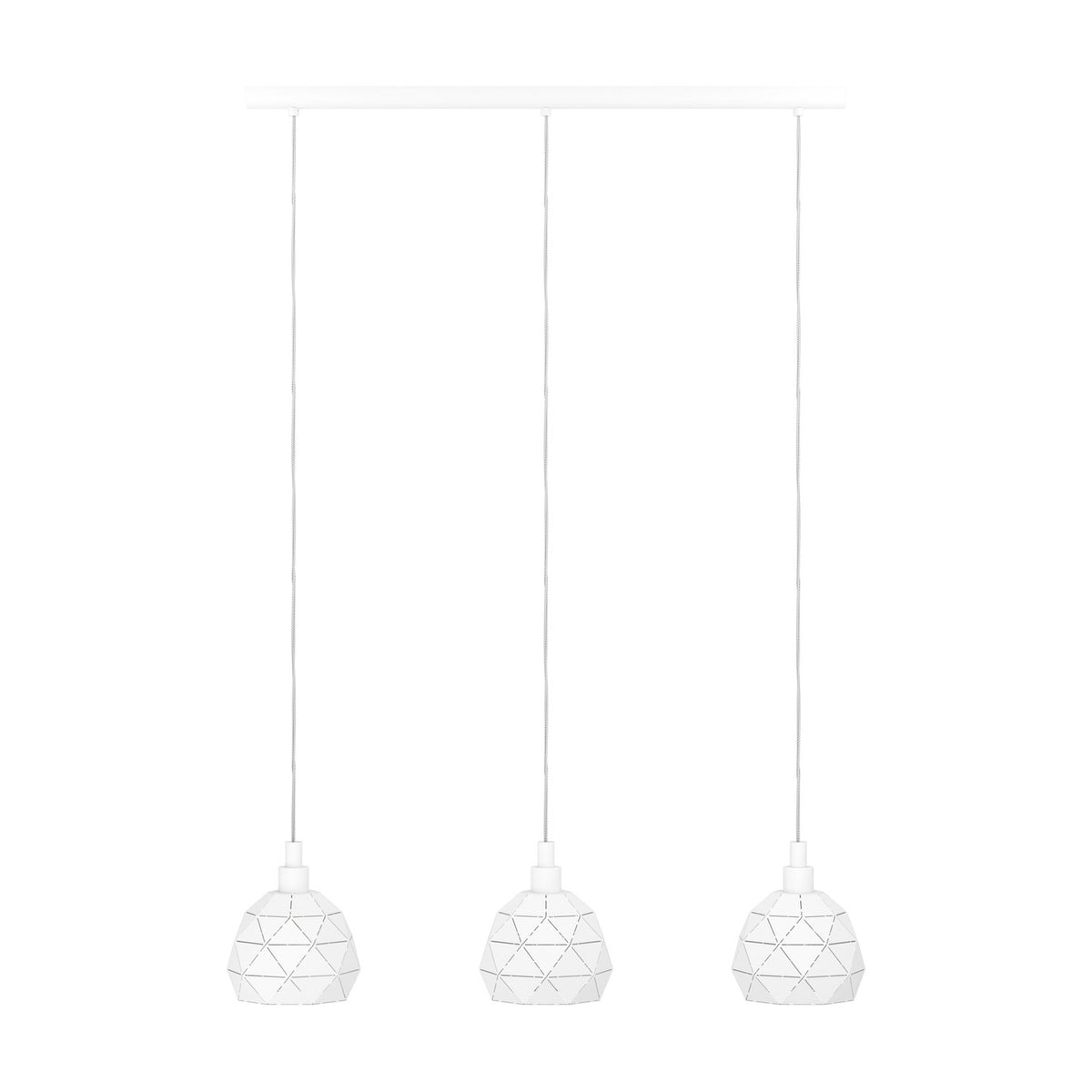 Jelvine Linear Pendant Light - White