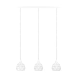 Jelvine Linear Pendant Light - White