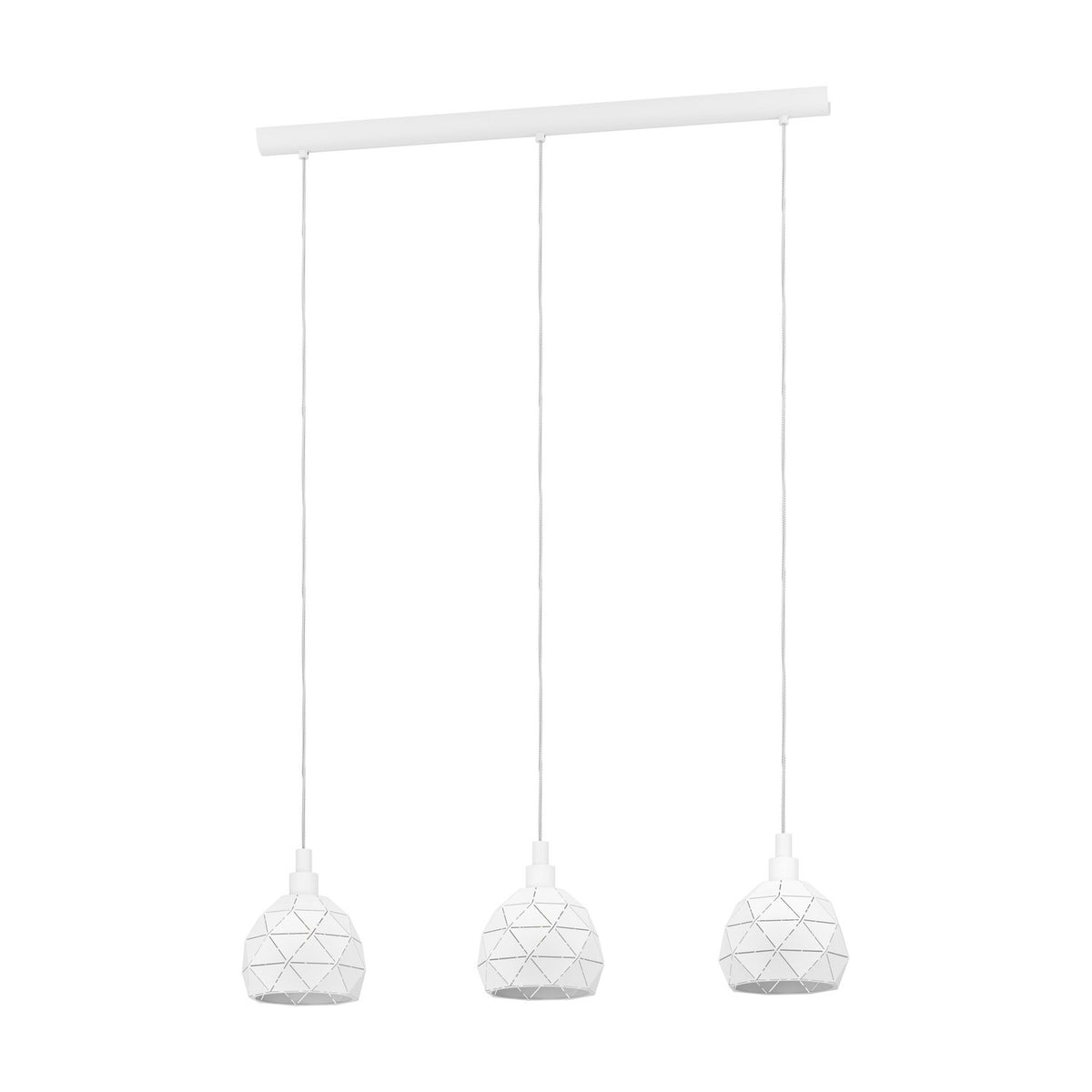 Jelvine Linear Pendant Light - White