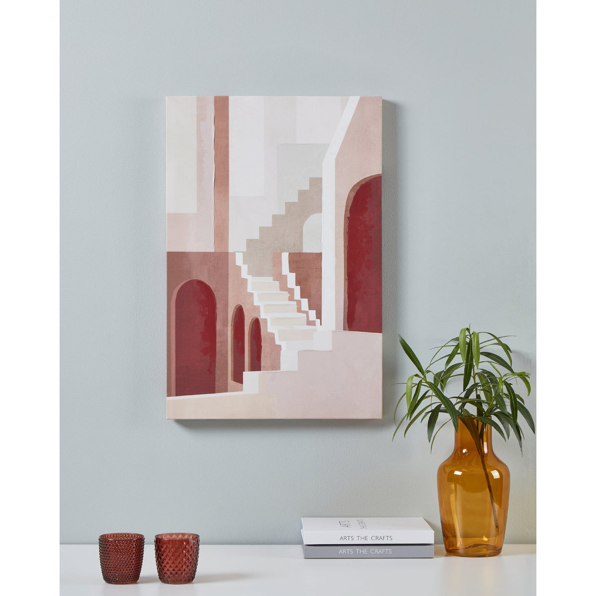 Jerantut Wall Art - Cream, Beige & Terracotta