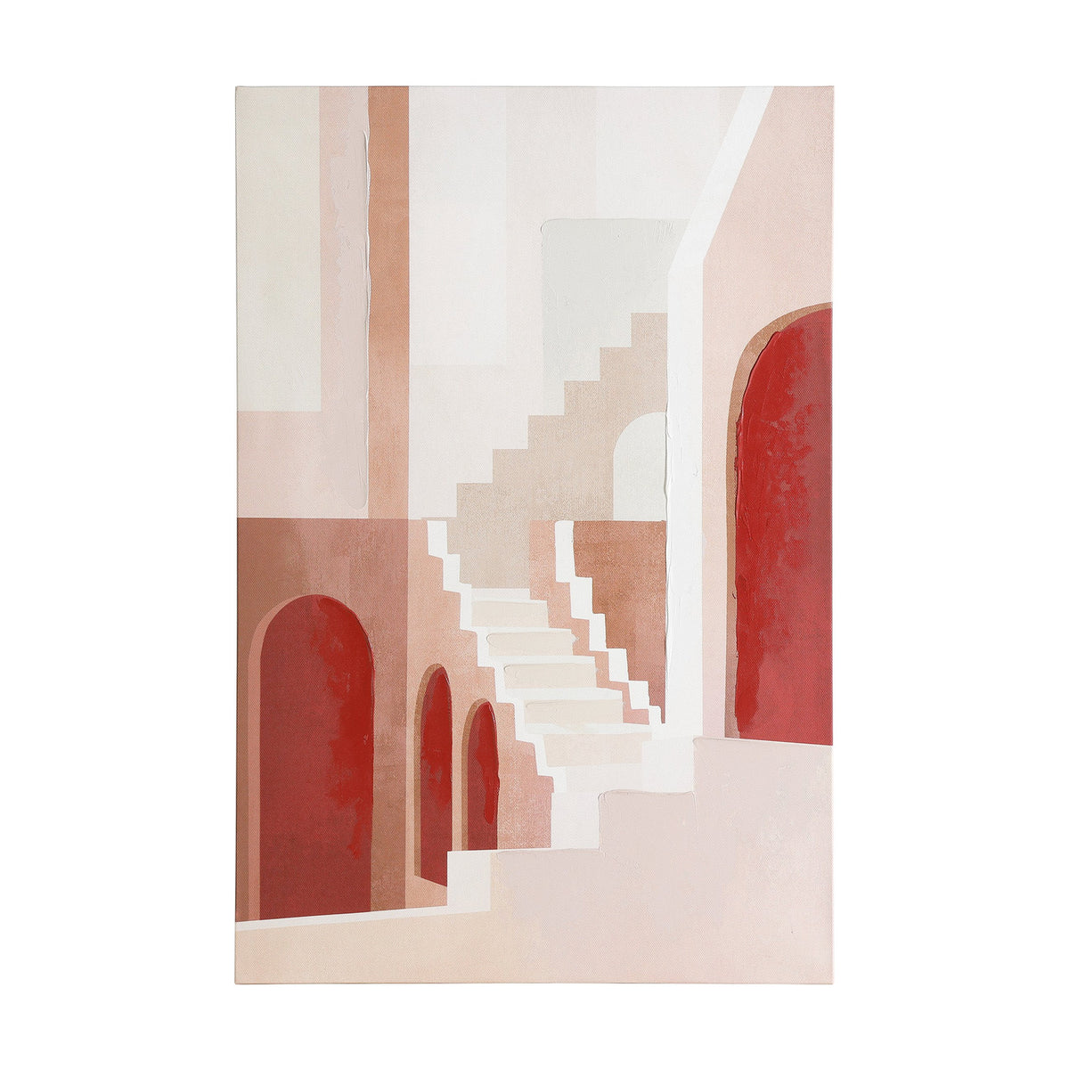Jerantut Wall Art - Cream, Beige & Terracotta