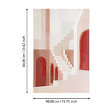 Jerantut Wall Art - Cream, Beige & Terracotta