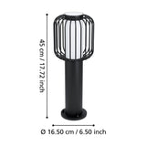 Jerbine Bollard Light - Black