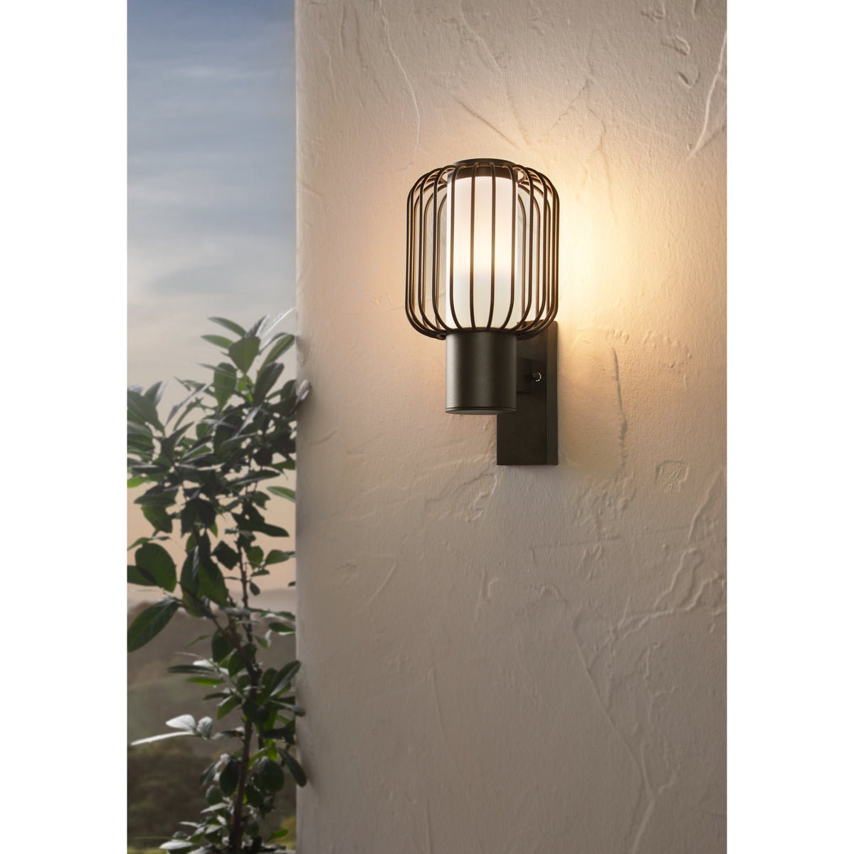 Jerbine Outdoor Wall Light - Black