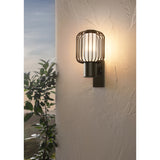Jerbine Outdoor Wall Light - Black