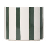 Jinjiti Ceramic Plant Pot 12cm - White & Green