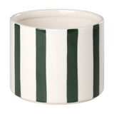 Jinjiti Ceramic Plant Pot 12cm - White & Green