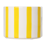 Jinjiti Ceramic Plant Pot 12cm - White & Yellow